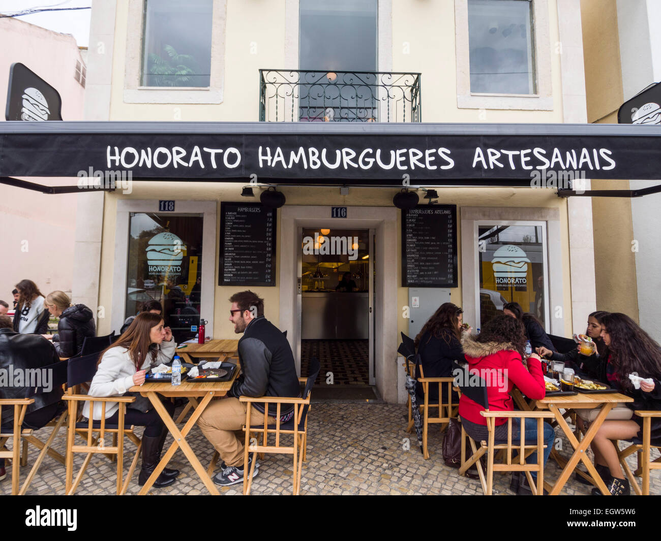 Restaurant Honorato à Belém, Lisbonne, Portugal Banque D'Images