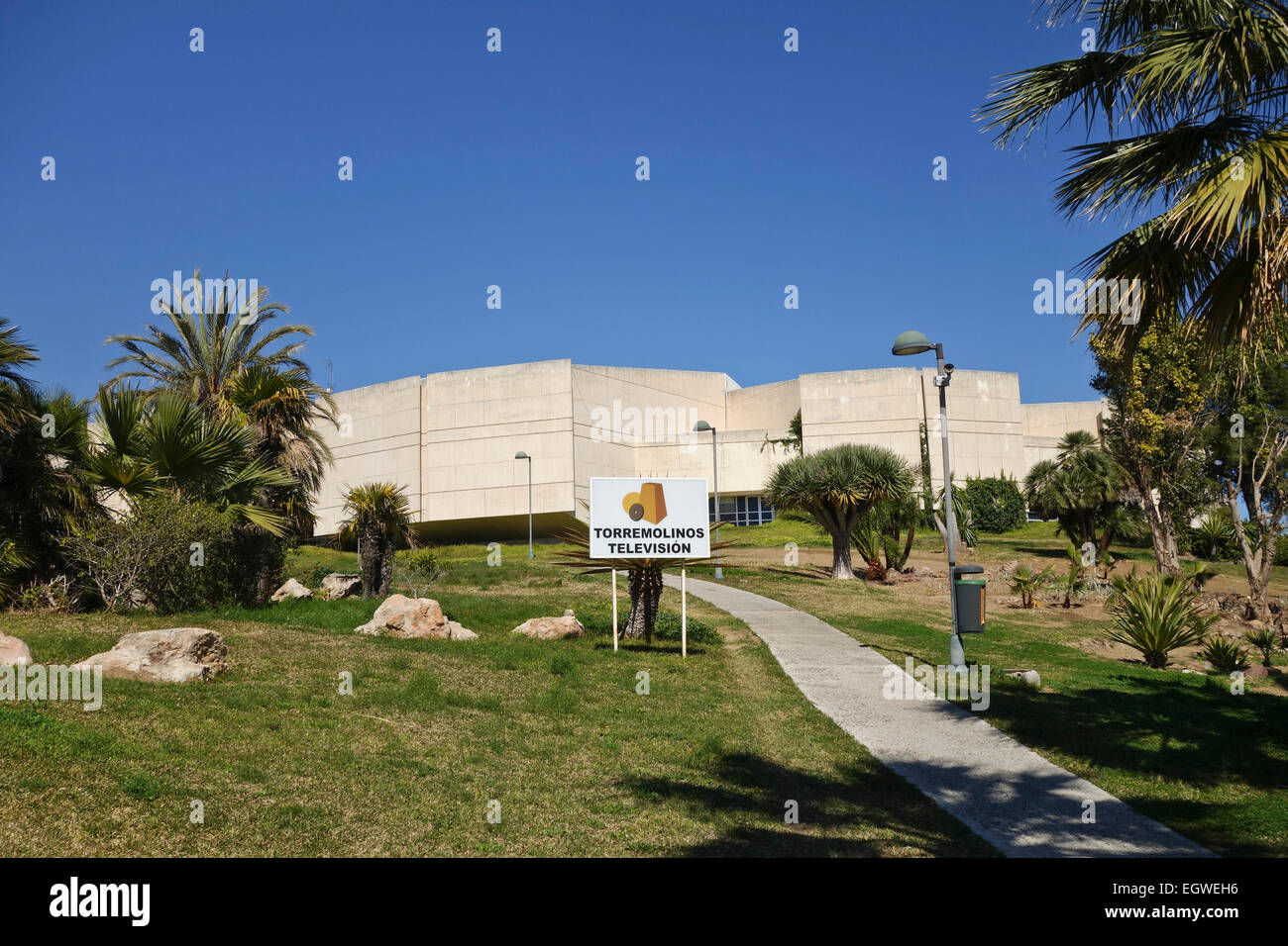 Centre des congrès Conférences, Torremolinos, Andalousie, espagne. Banque D'Images