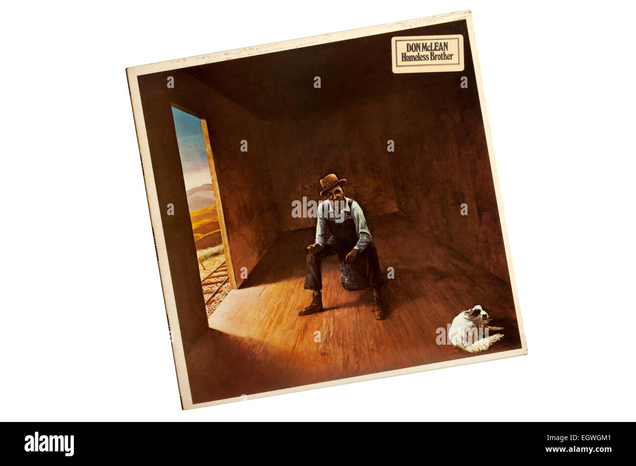 Frère de sans-abri est un album par le chanteur-compositeur Don McLean, sorti en 1974. Banque D'Images