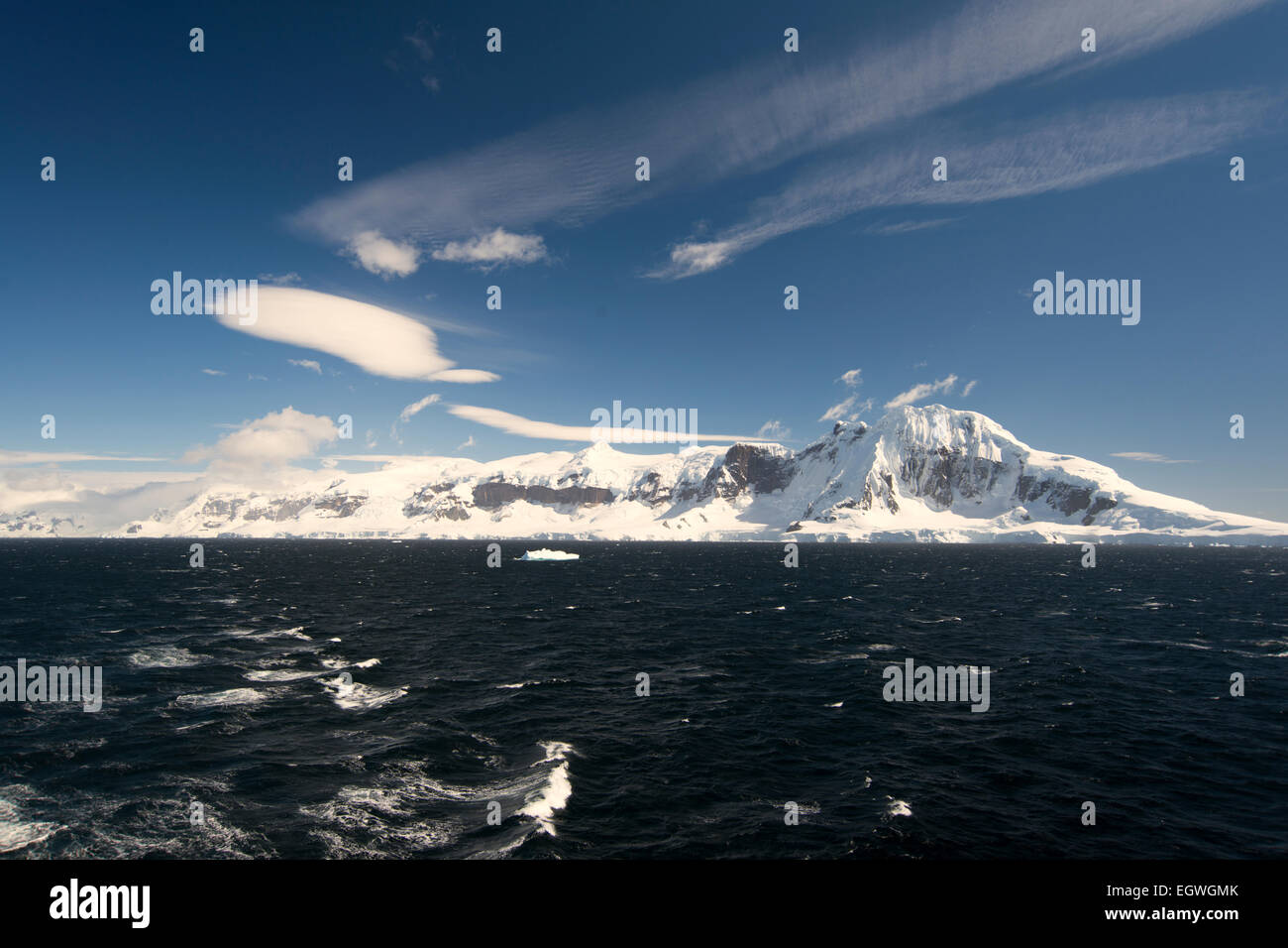 Baie Dallmann Anvers Island Péninsule Antarctique Antarctique Banque D'Images