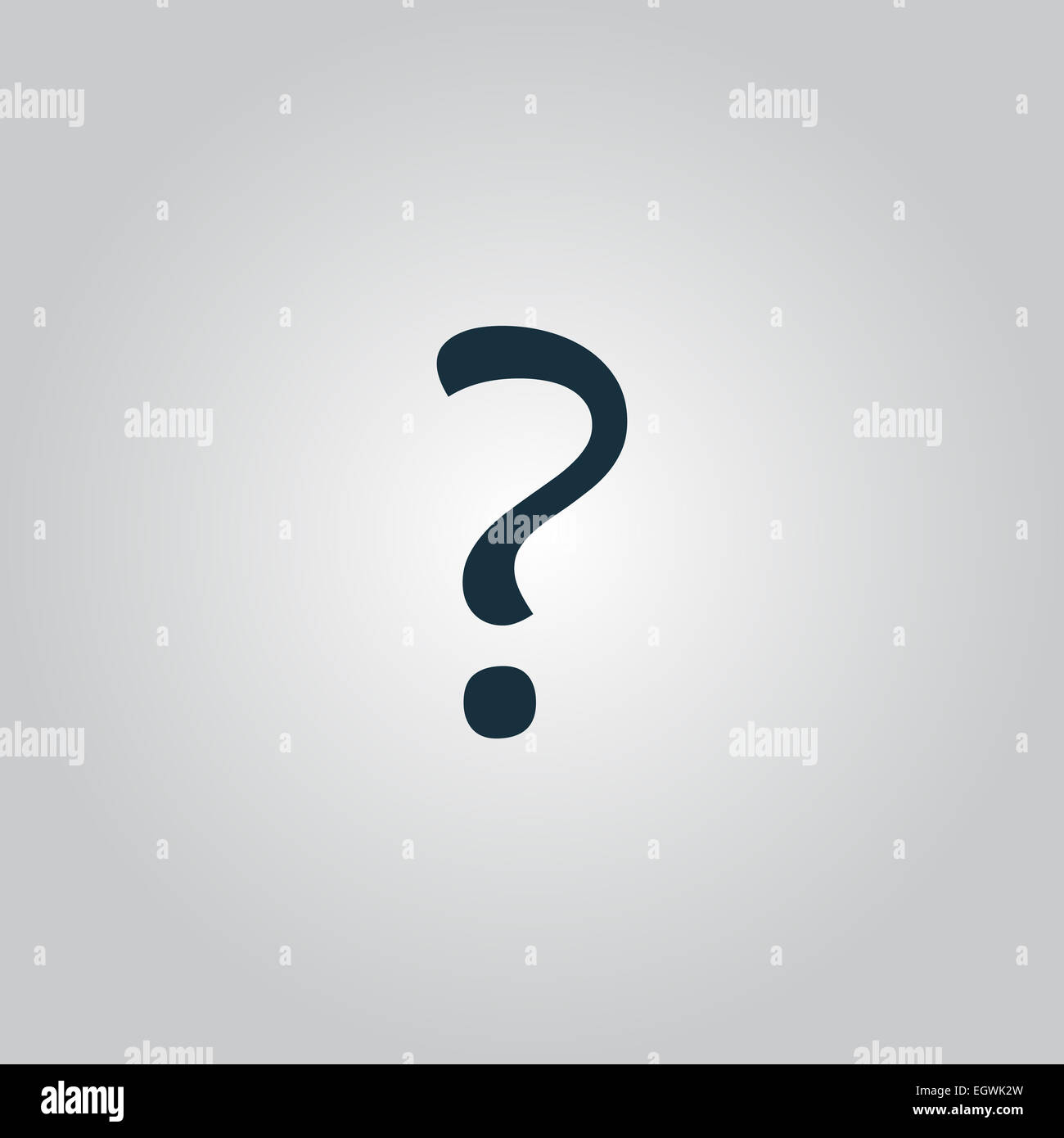 Icône de signe d'interrogation, vector illustration Photo Stock - Alamy