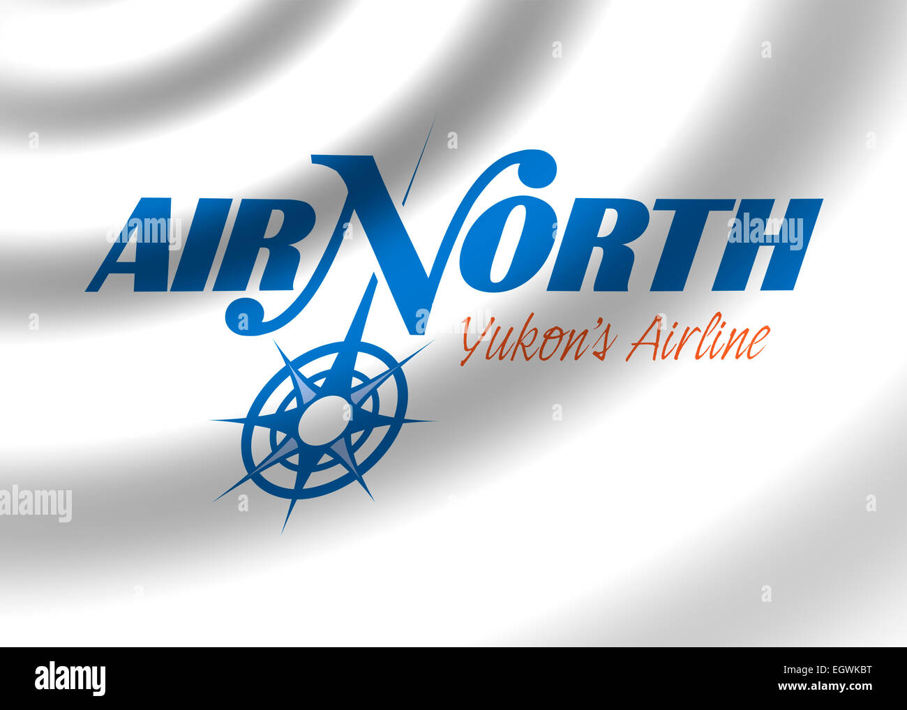 - Air North Yukon's Airline logo emblème drapeau symbole Banque D'Images