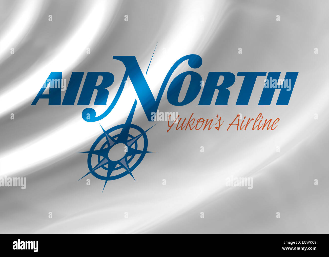 - Air North Yukon's Airline logo emblème drapeau symbole Banque D'Images