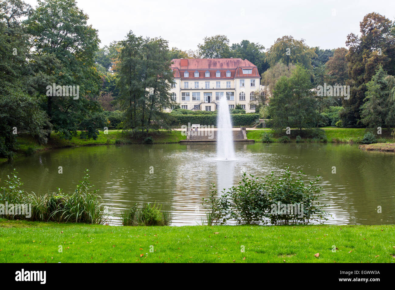 Bâtiment de théâtre théâtre an der Ruhr en Allemagne, Mülheim' Banque D'Images