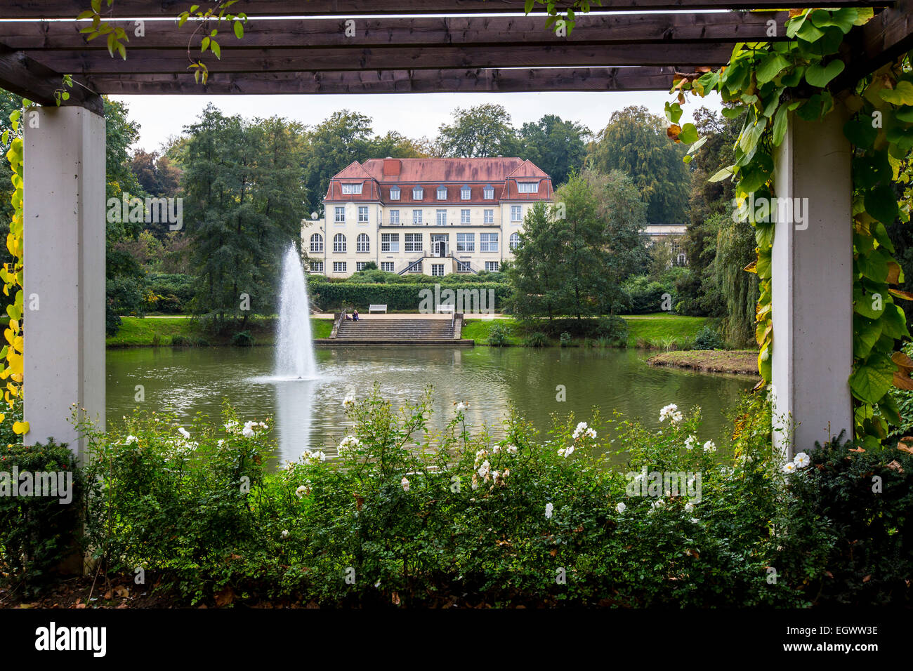 Bâtiment de théâtre théâtre an der Ruhr en Allemagne, Mülheim' Banque D'Images
