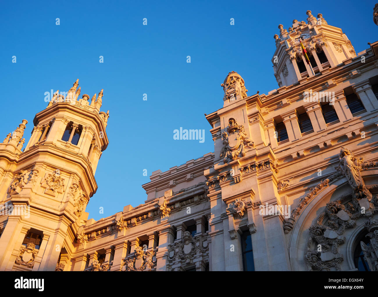 L'Hôtel de ville de Madrid Banque D'Images