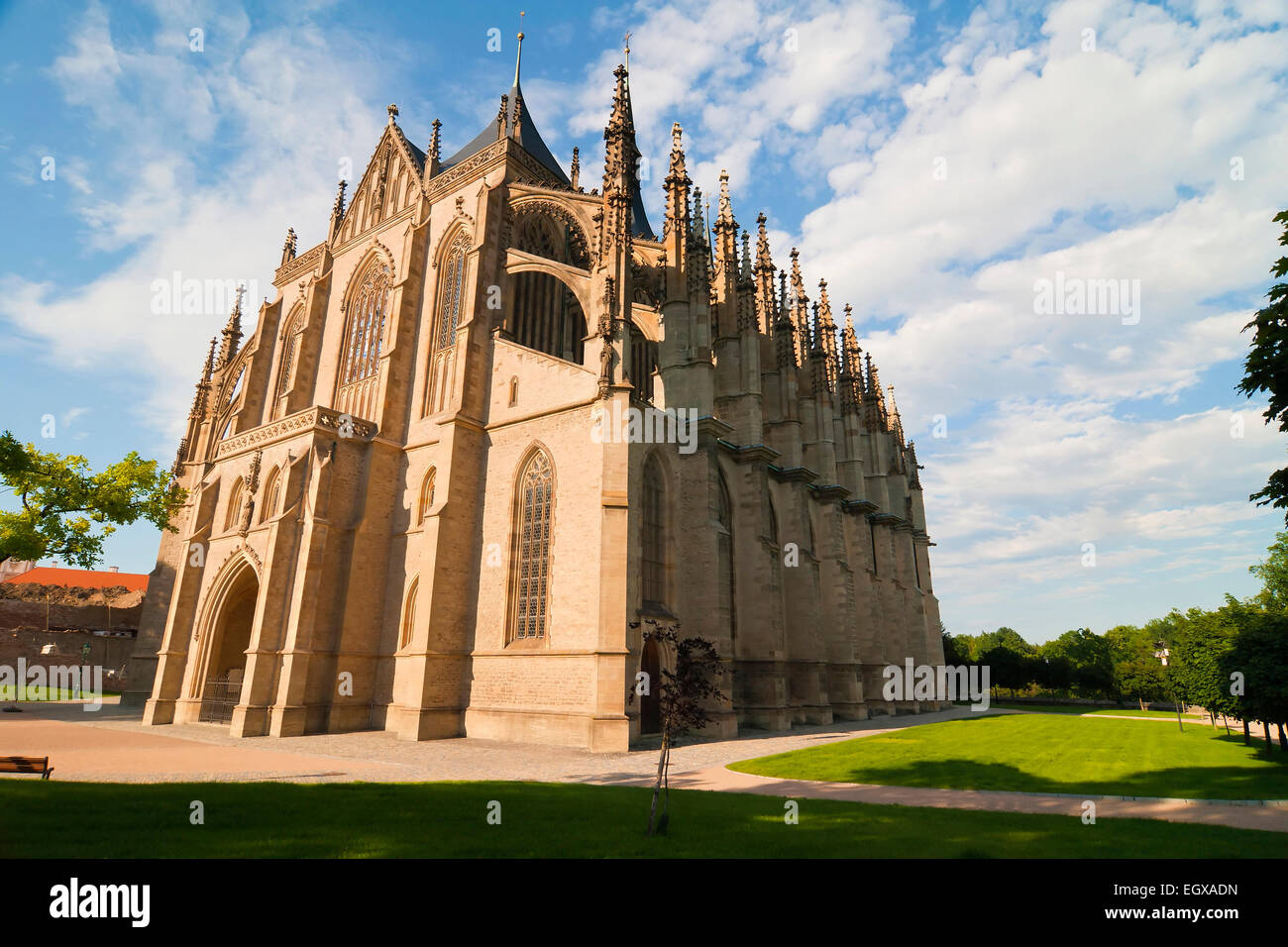 L'église St.Barbara à Kutná Hora Banque D'Images