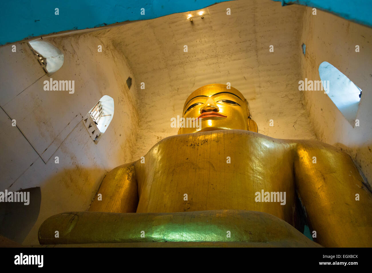 Grande Statue de Bouddha de Temple Ananda. Banque D'Images