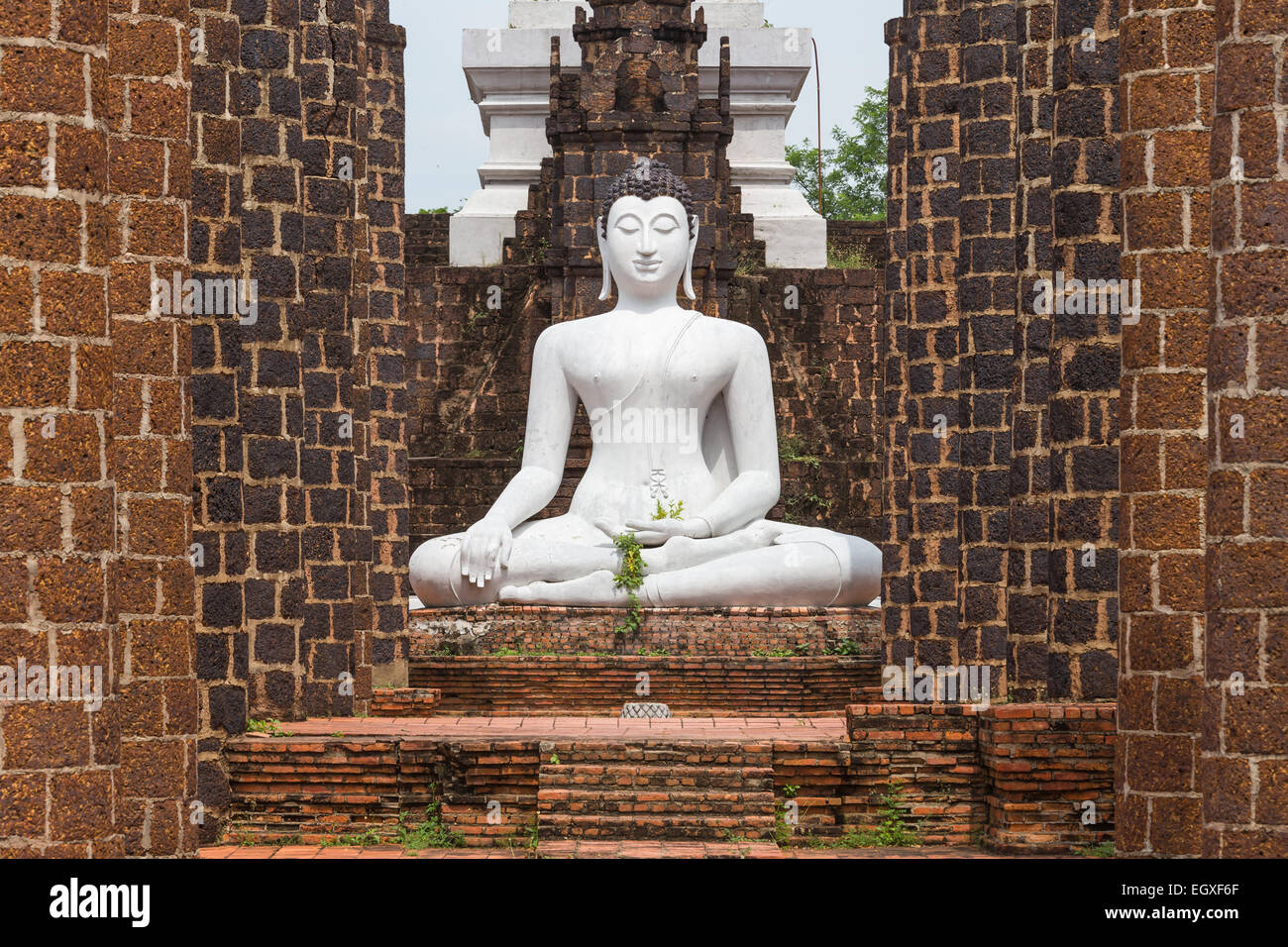 Ancienne ville,Temple de Thaïlande Banque D'Images