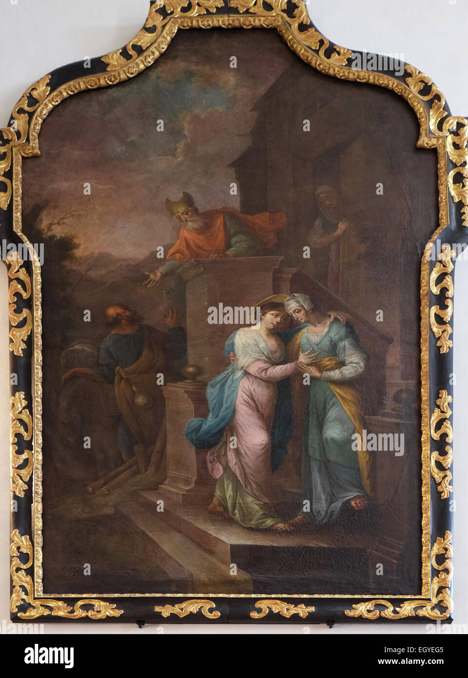 Visitation de la Vierge Marie Banque D'Images