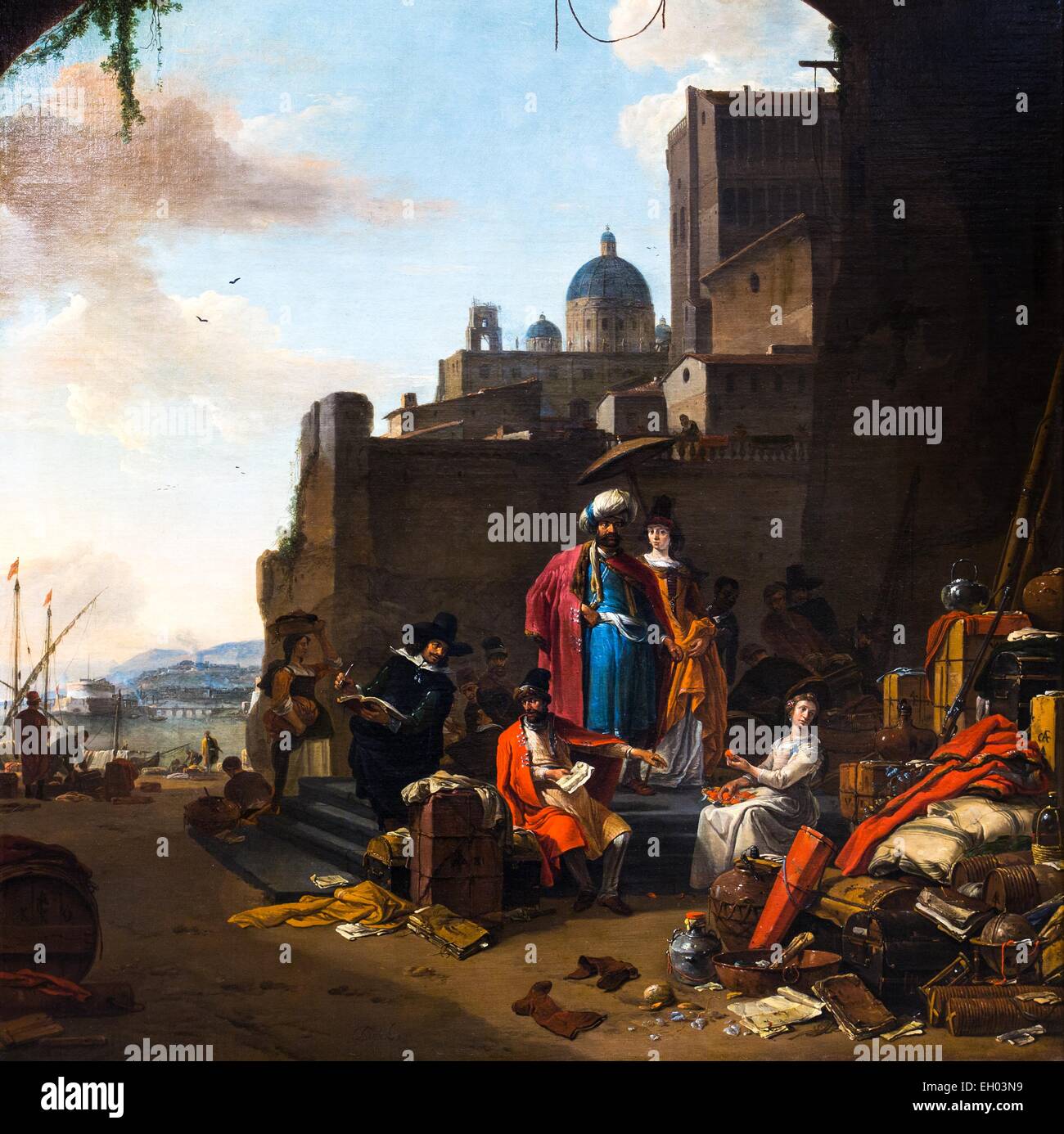 ActiveMuseum 0003304.jpg / le pirate et le peuple juif 25/10/2013 - 17e siècle / Collection / Musée actif Banque D'Images