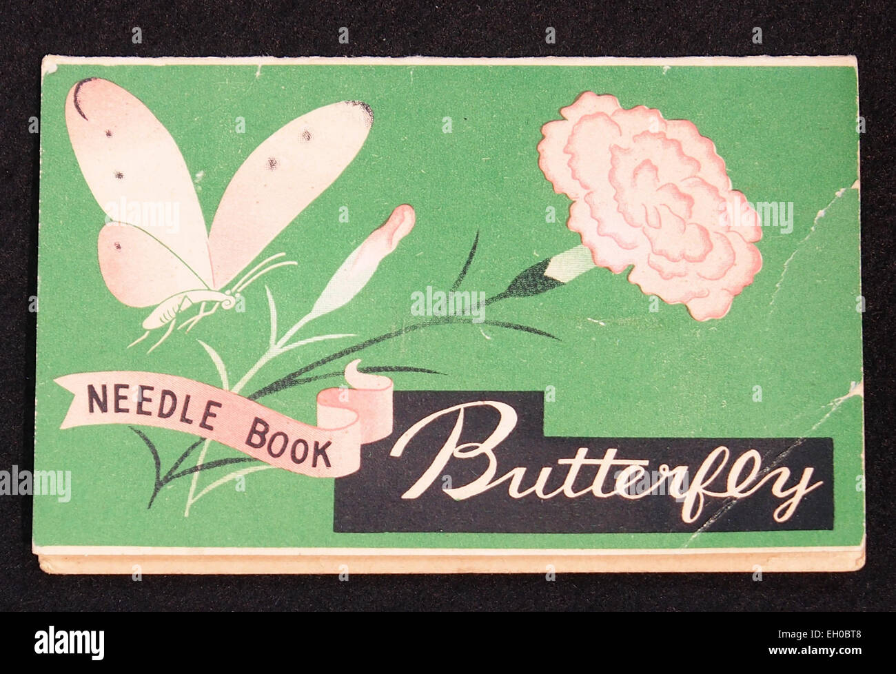 La première photo d'un livre d'aiguilles papillon, qui présente une collection de types d'aiguilles médicales, en particulier l'aiguille papillon. Banque D'Images