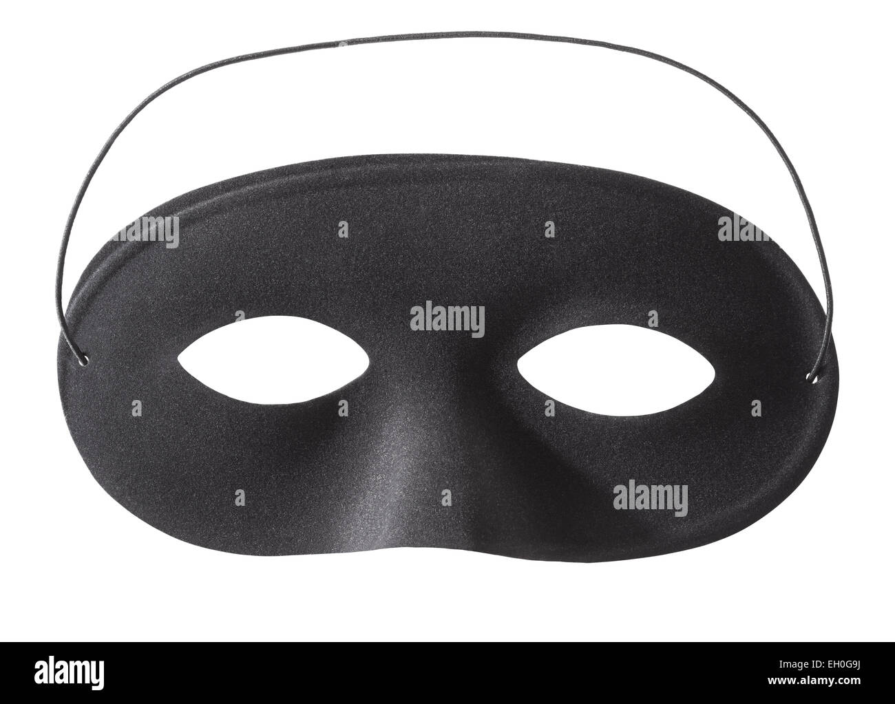 Masque noir carnaval Banque D'Images