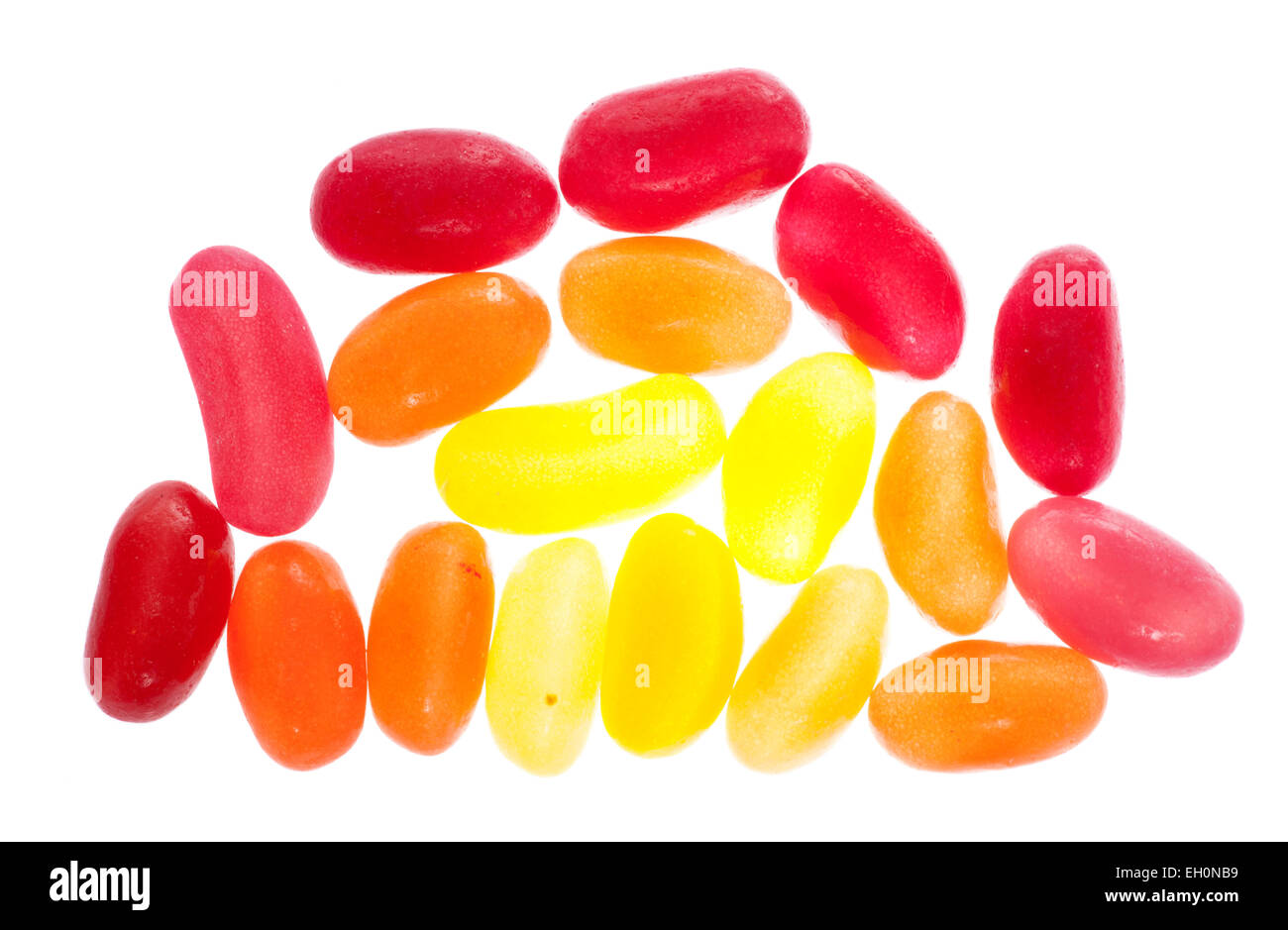 Résumé fond bonbons jelly bean Banque D'Images