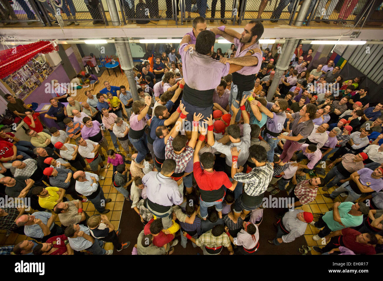 LE CONCOURS XXV DE CASTELLS, TARRAGONE, ESPAGNE Banque D'Images