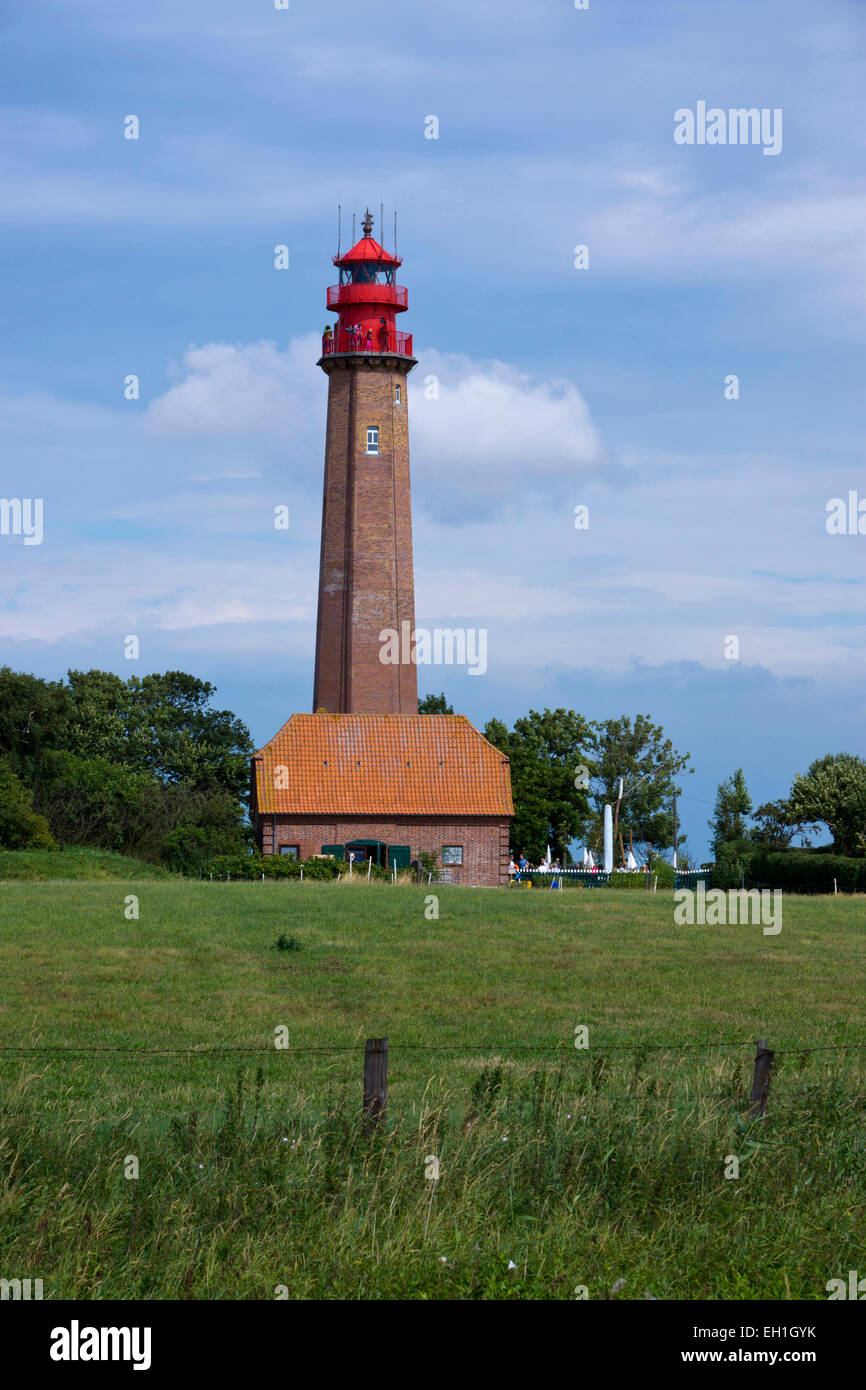 Fluegge, phare de l'île de Fehmarn, Schleswig-Holstein, Allemagne, Europe Banque D'Images