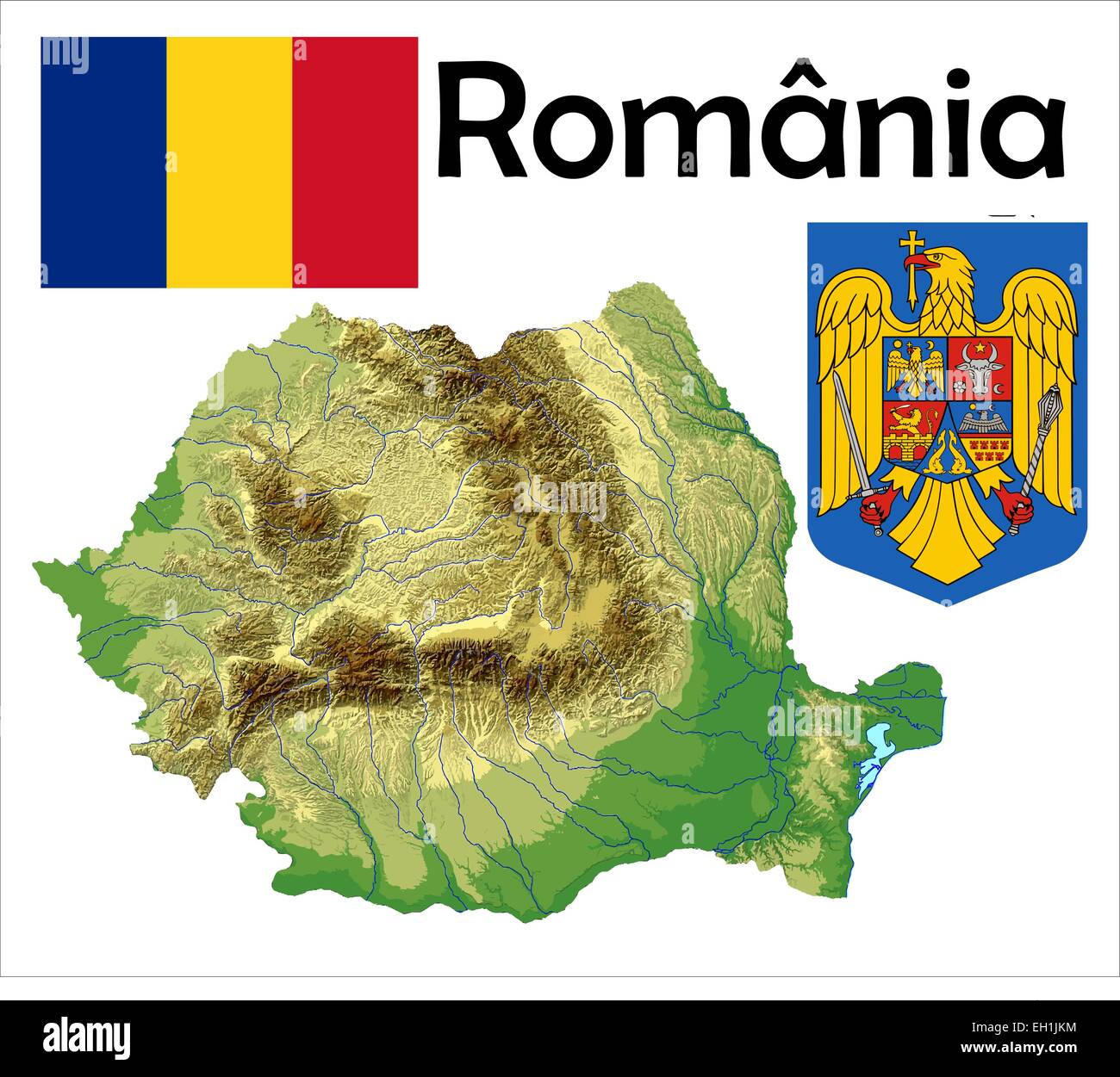 Roumanie România europe autocollant plaque immatriculation sticker
