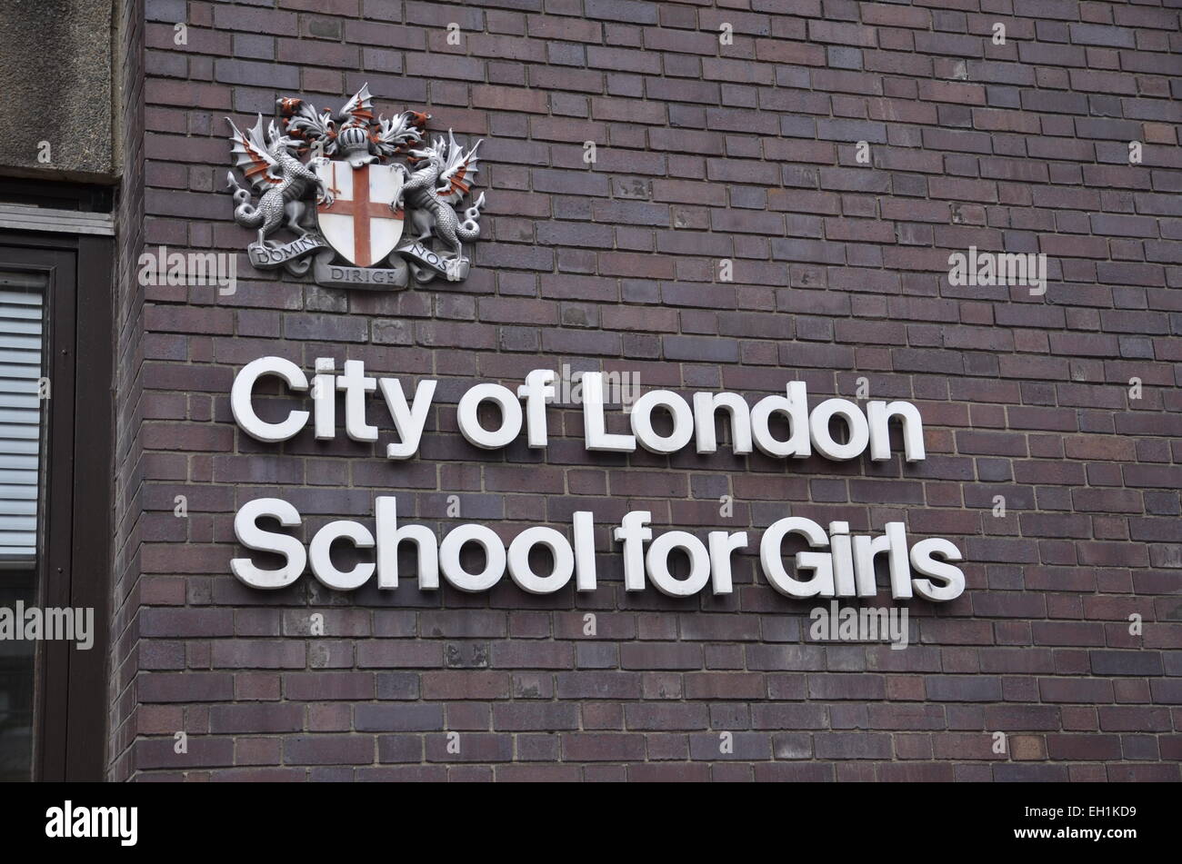 La ville de London School for Girls dans le Barbican, Londres Banque D'Images
