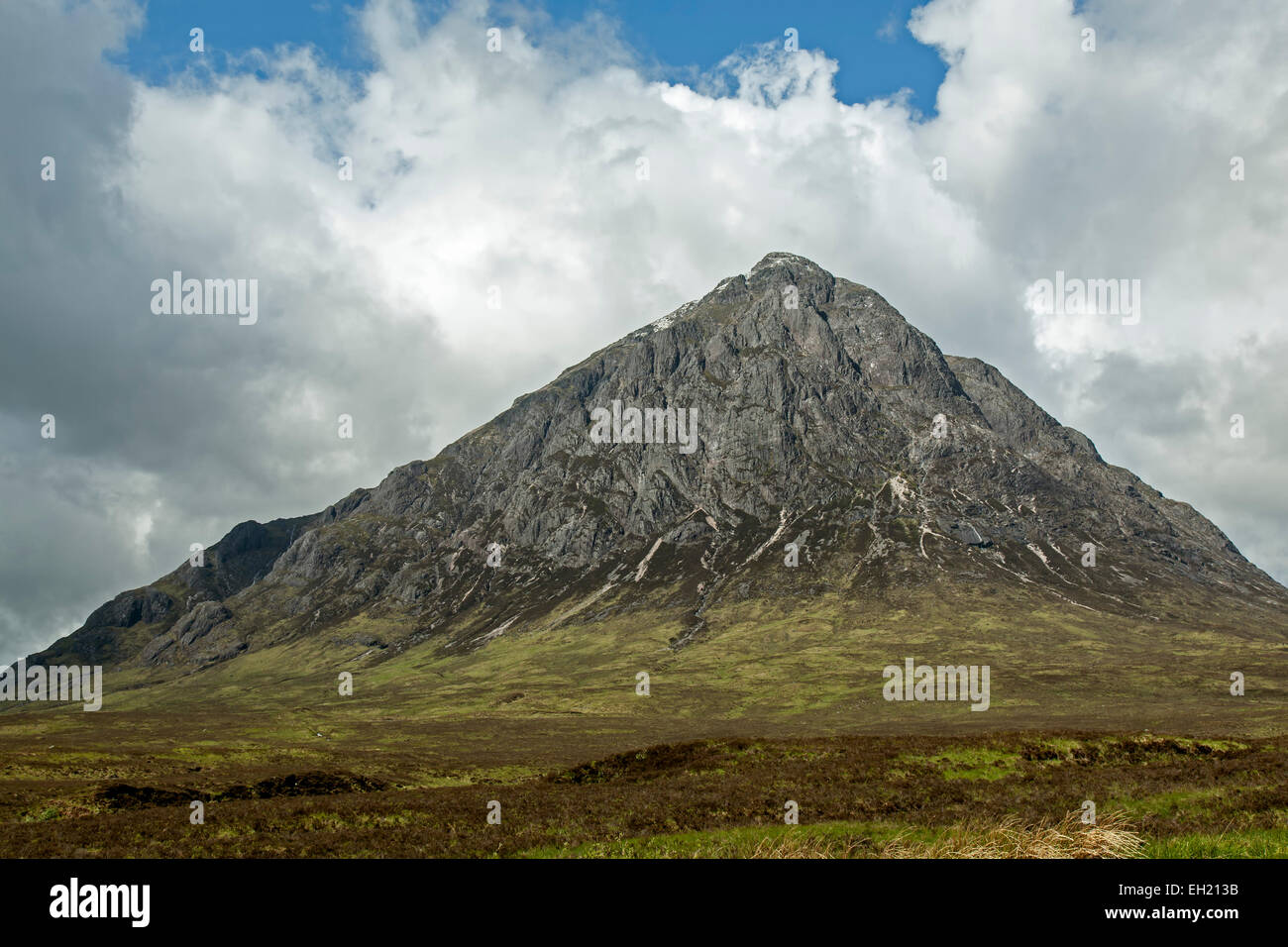 Buachaille Etive Mor (environ 3 300 ft.), Glen Coe, Ecosse, Royaume-Uni Banque D'Images