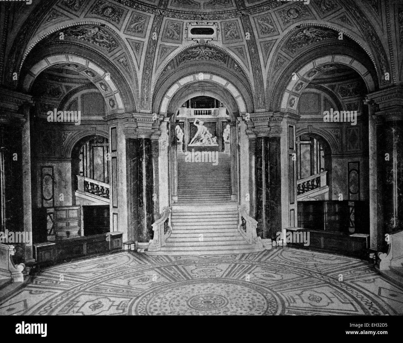 L'un des premiers tirages d'Autotype, Museum der historischen Kuenste art museum, photo, historique, 1884 Vienne, Autriche, Europe Banque D'Images