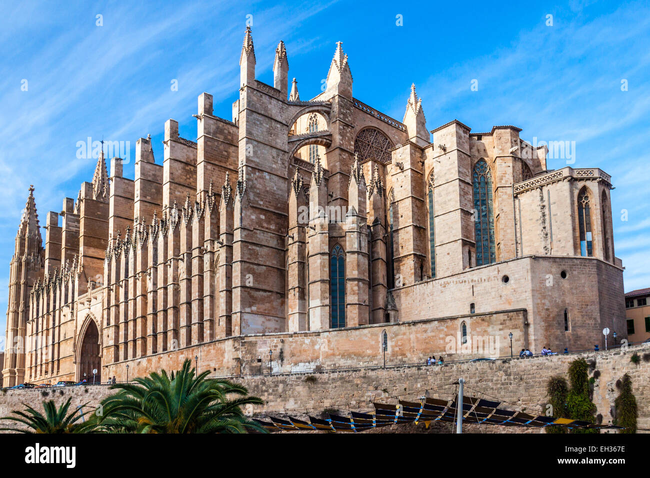 La Seu, la cathédrale de Palma. Majorque, Espagne. Banque D'Images