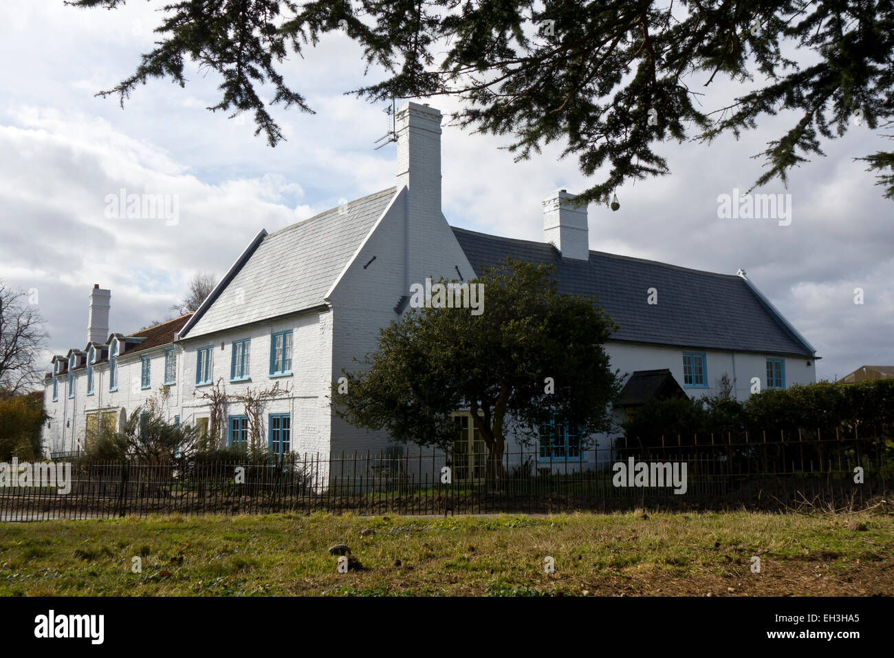 Grange farm house Spixworth Norfolk Banque D'Images