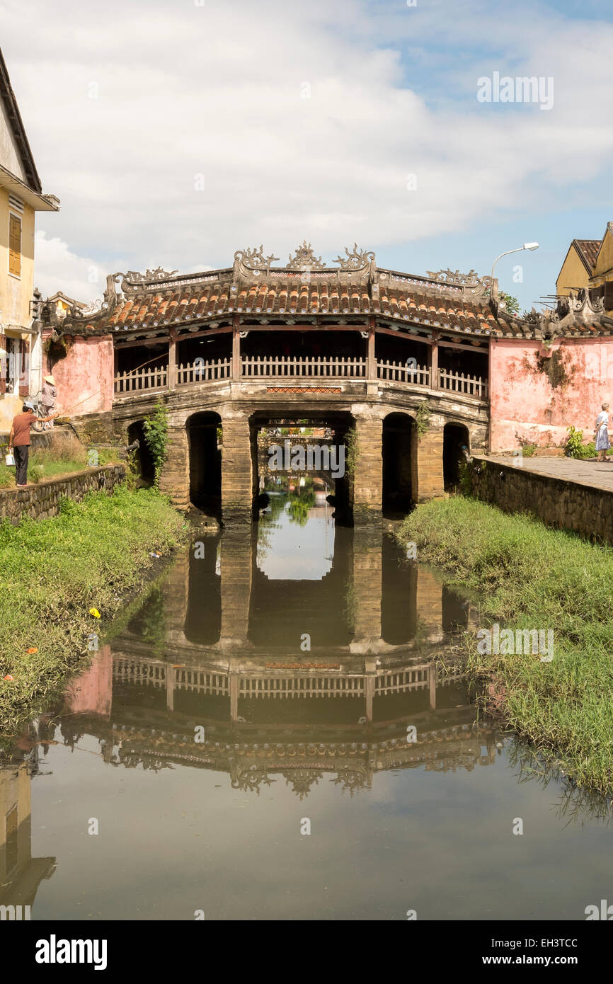 Pont couvert japonais , Hoi An , Vietnam Banque D'Images