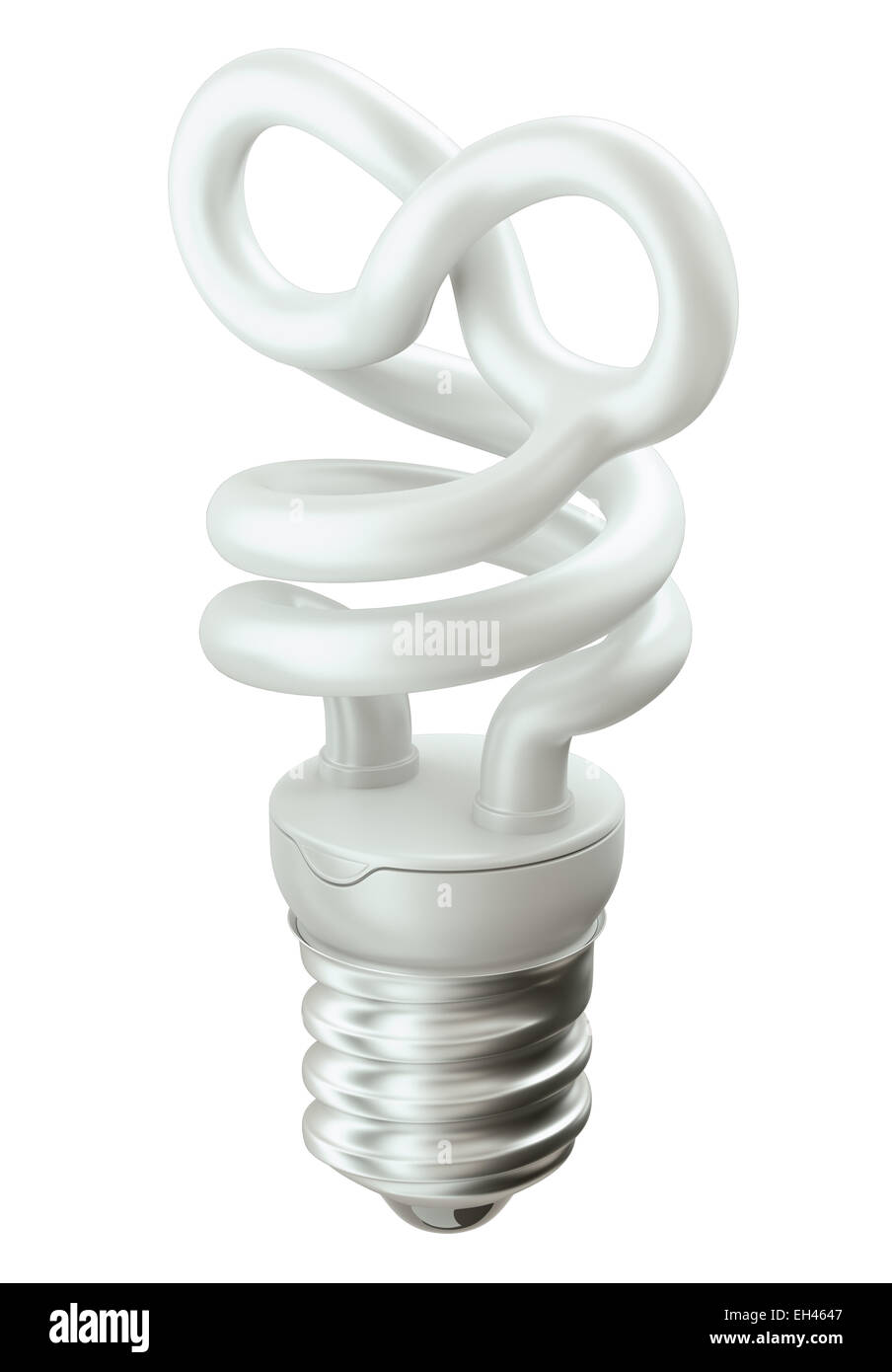 L'ampoule du feu symbole isolé sur fond blanc Banque D'Images