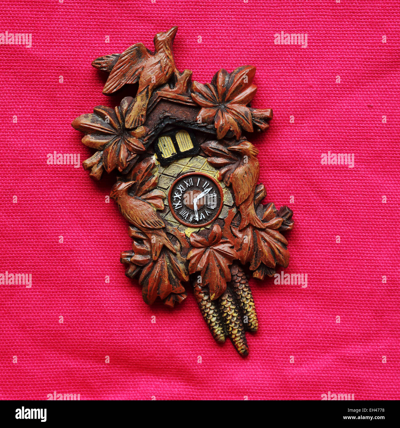 Première plus grande horloge coucou à Schonach village, Forêt Noire, Bade-Wurtemberg, Allemagne, Europe Photo Stock - Alamy