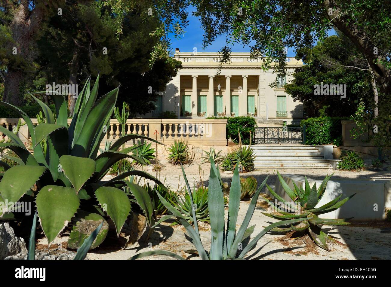 France, Alpes Maritimes, Antibes, Cap d'Antibes, la villa Eilen roc le long du chemin de Cape Coast à l'anse de l'argent Faux Banque D'Images