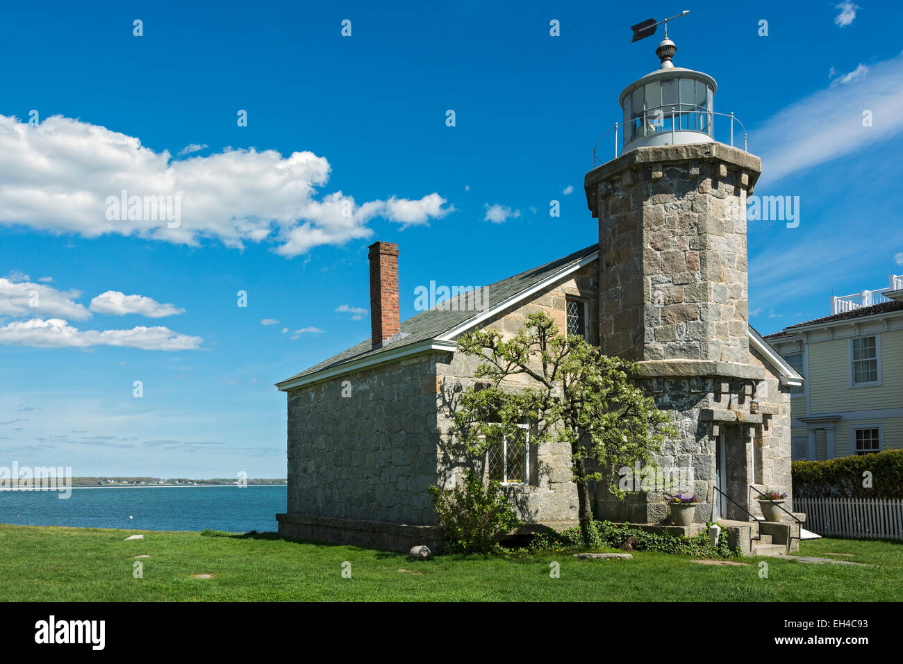 New York, Stonington, Old Lighthouse Museum, exploité 1840-1889 Banque D'Images