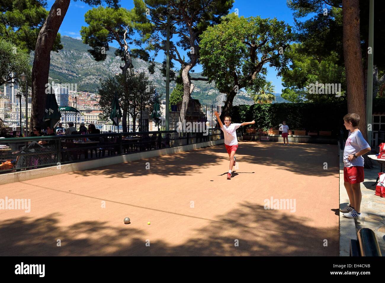 Le Rocher Principauté de Monaco, Monaco, le Rocher, Club Bouliste du Rocher Photo ...