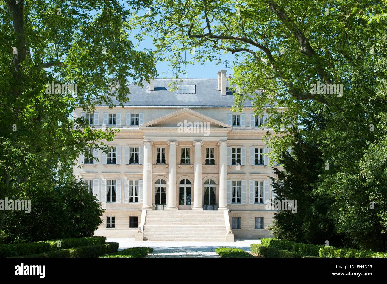 France, Gironde, Margaux, Château Margaux Banque D'Images