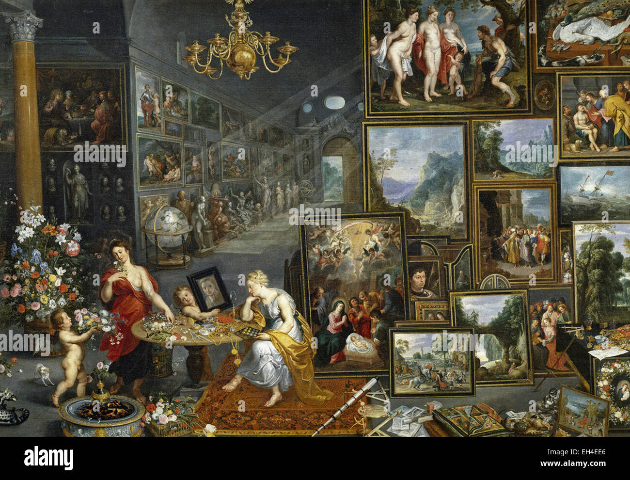Jan Brueghel l'ancien vue et l'odeur Banque D'Images