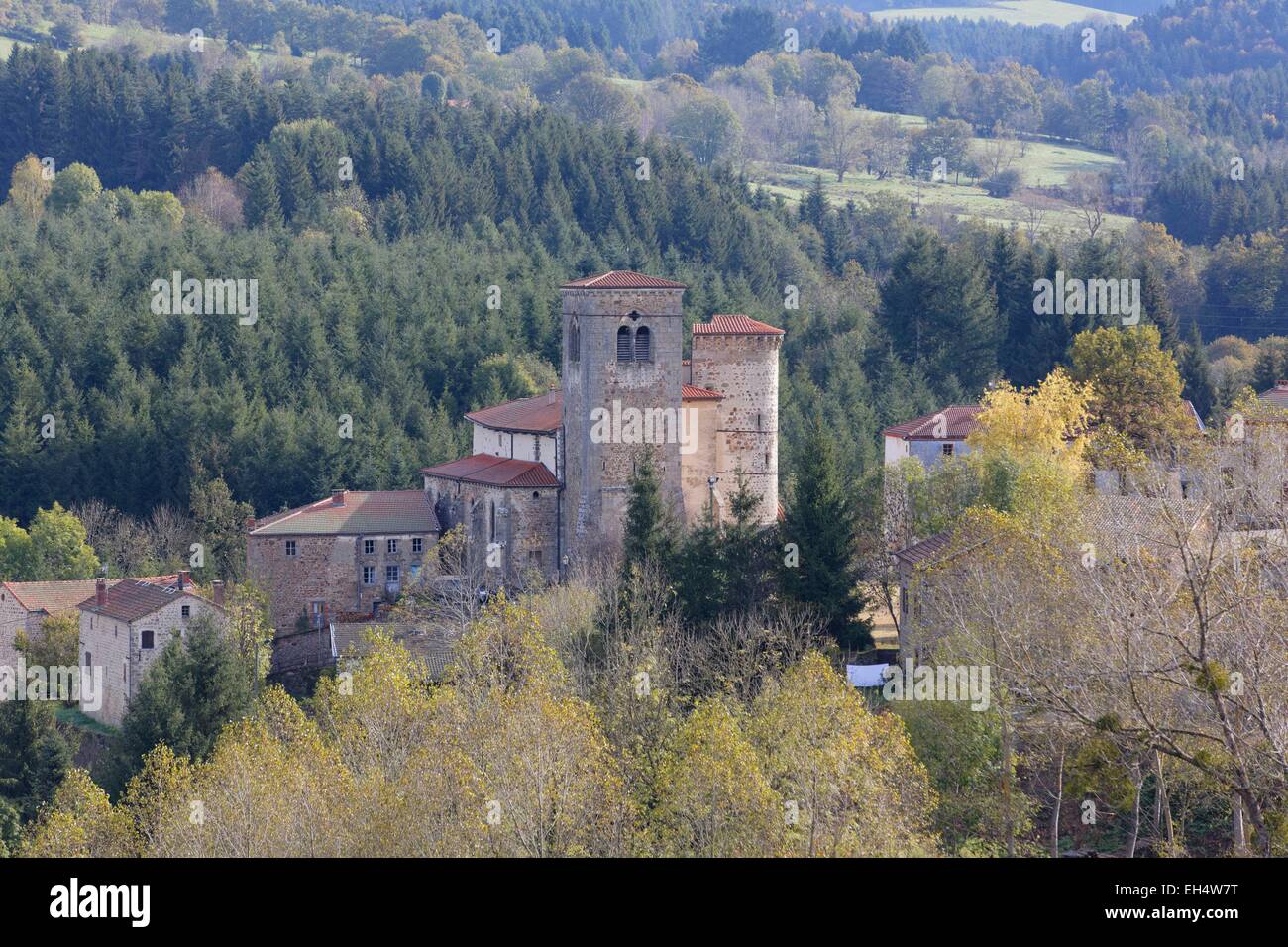 France, Puy de Dome, Auzelles, Parc Naturel Regional Livradois Forez (parc naturel régional du Livradois Forez) Banque D'Images