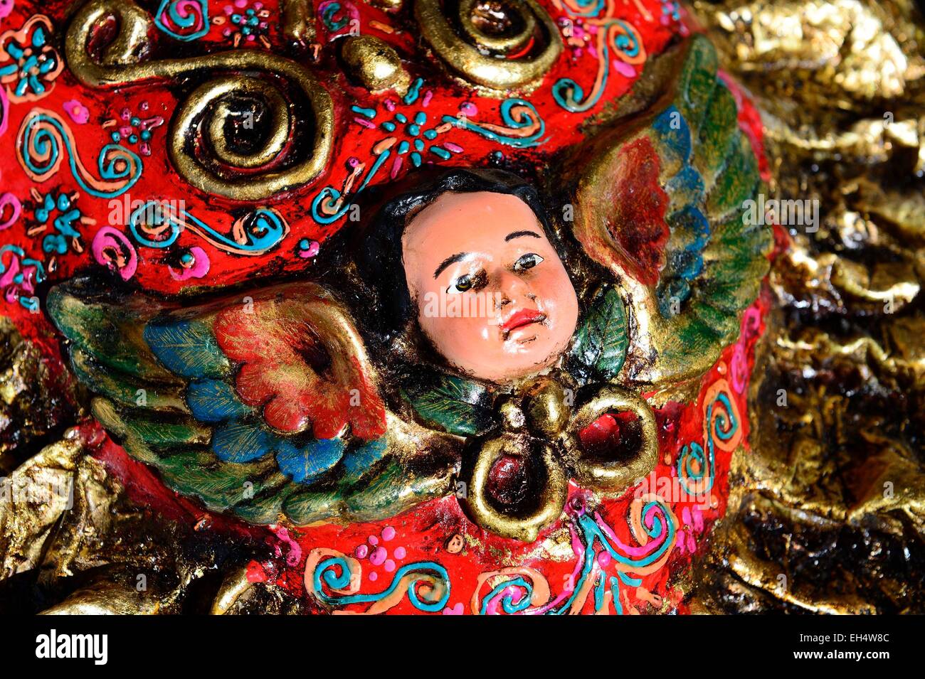 Le Pérou, Cuzco Cuzco, province, inscrite au Patrimoine Mondial de l'UNESCO, le marché de noël 
