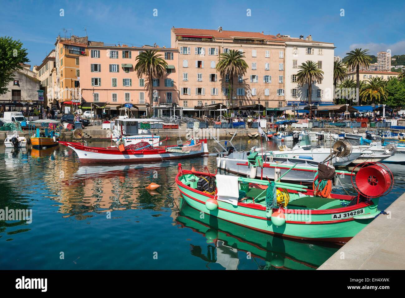 France, Corse du Sud, Ajaccio, port de plaisance Tino Rossi Photo Stock -  Alamy