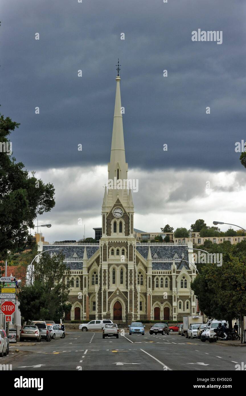 L'Afrique du Sud, Eastern Cape, Karoo, Graaff Reinet, l'Église réformée néerlandaise Banque D'Images