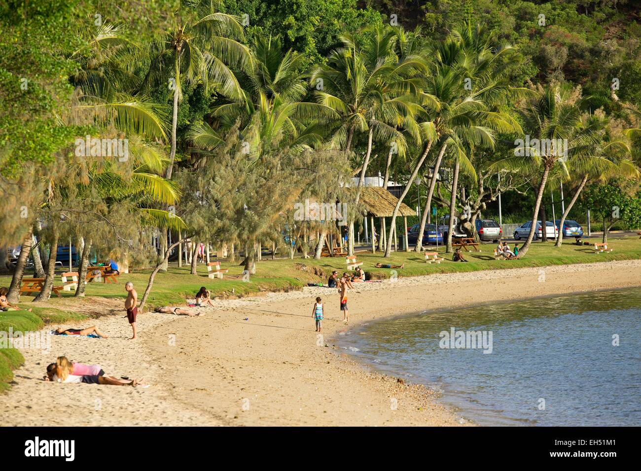 La France, Nouvelle Calédonie, Grande-Terre, Province du Sud, Nouméa, promenade Roger Laroque, Anse Vata Banque D'Images