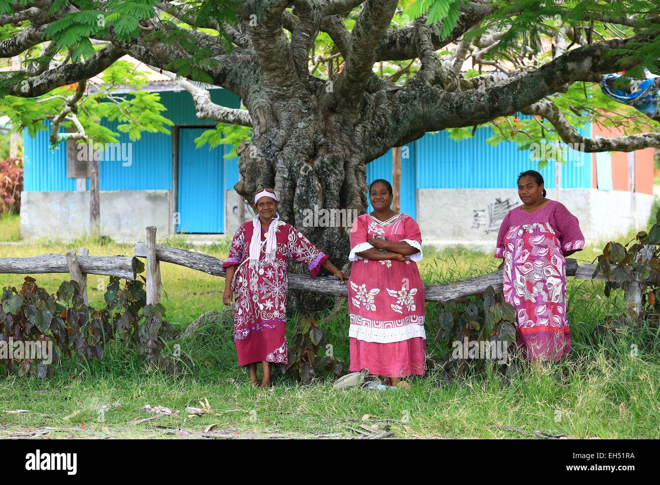La France, Nouvelle Calédonie, les îles Loyauté, Lifou, district de