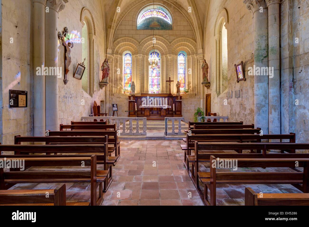 France, Gironde, Pleine Selve, Église de Sainte Marie Madeleine