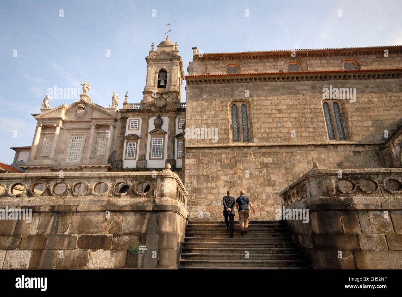 Portugal, région nord, centre historique de Porto, classé au Patrimoine Mondial de l'UNESCO, l'église de São Francisco Banque D'Images