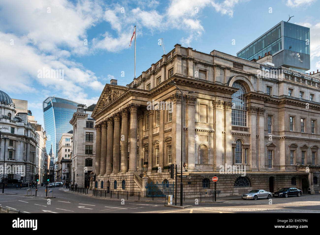 L'hôtel particulier dans la ville de Londres et est la résidence officielle du Lord Maire de Londres Banque D'Images
