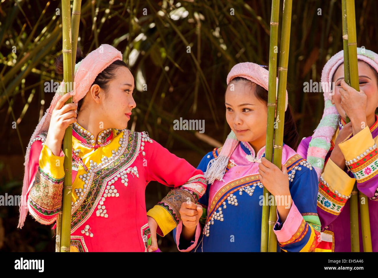 Lahu femmes Banque D'Images