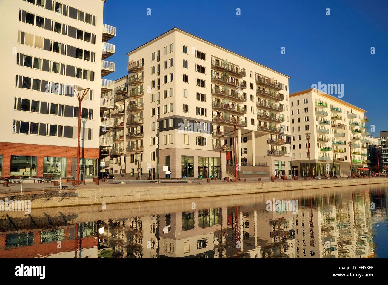 Les immeubles d'appartements moderne Banque D'Images