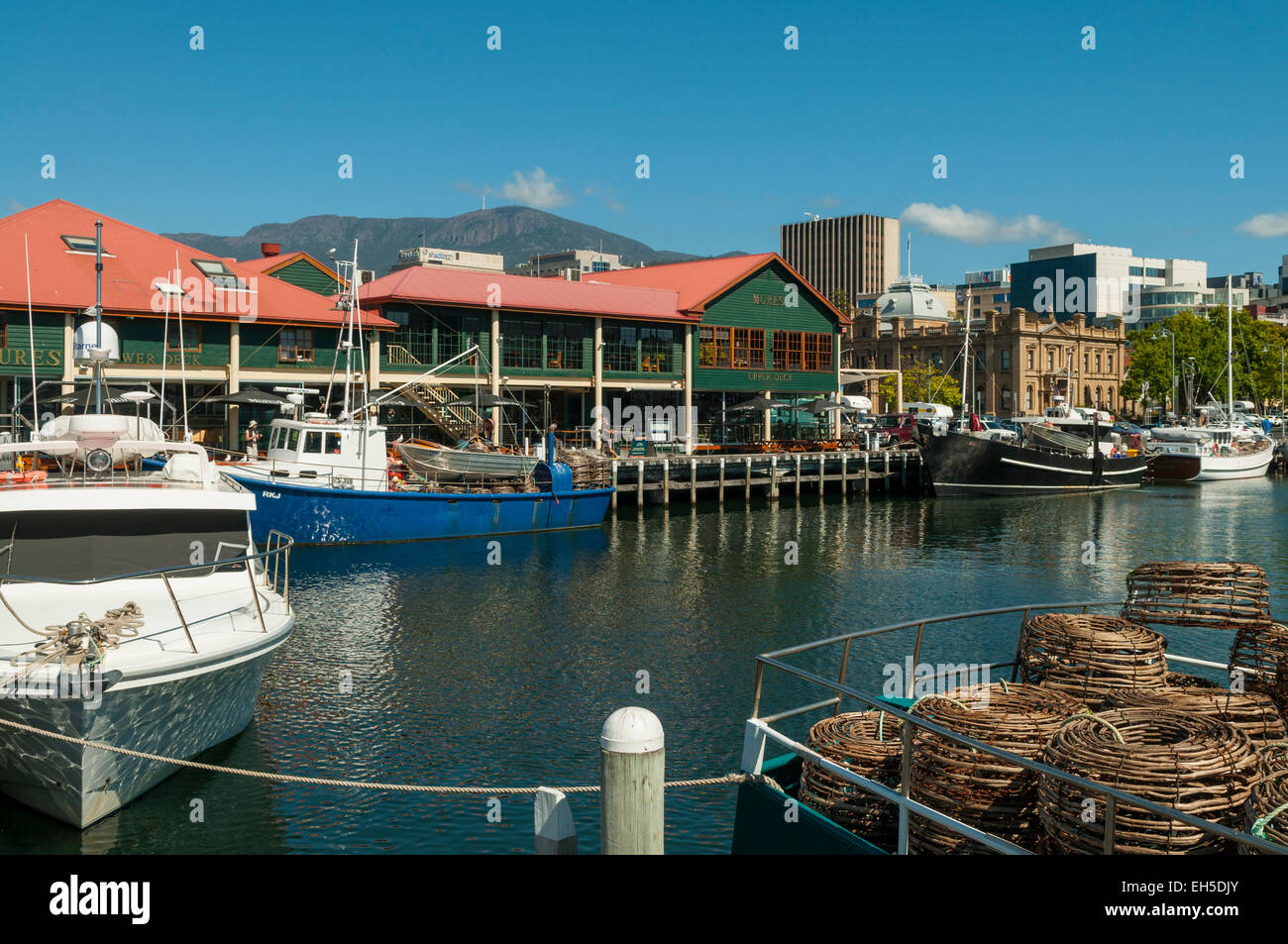 Victoria Dock, Hobart, Tasmanie, Australie Banque D'Images