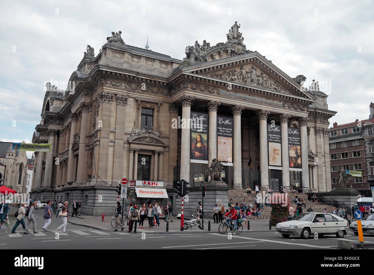 La Bourse De Bruxelles Bourse De Bruxelles Place De La Bourse Bruxelles Belgique Photo Stock Alamy