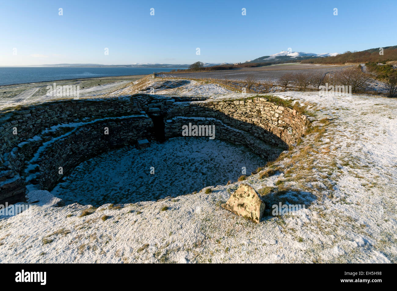 Carn Laith Broch, Sutherland, Scotland, UK Banque D'Images