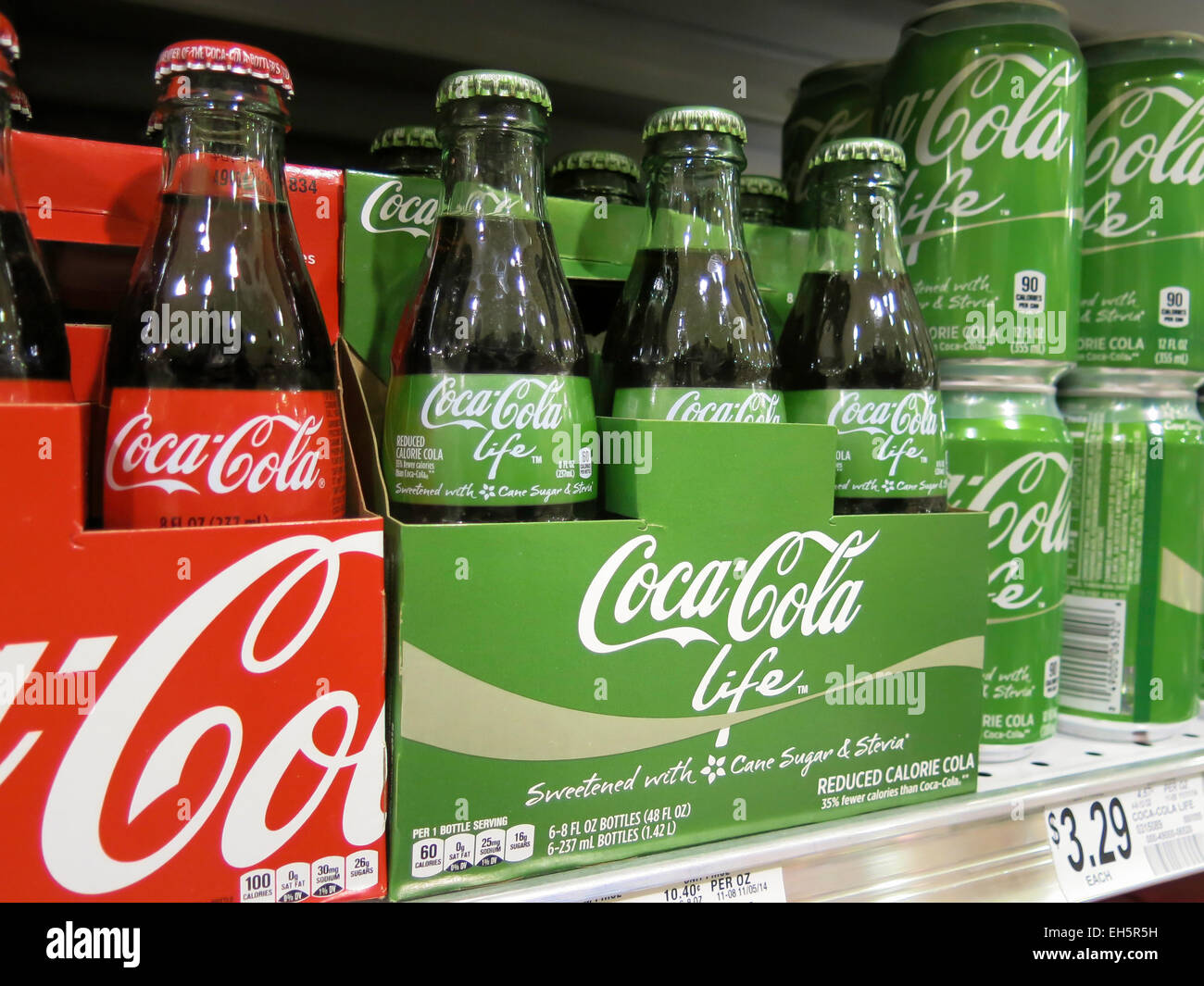 Coca-Cola six jeux, Publix Super Marché en Floride, USA Banque D'Images