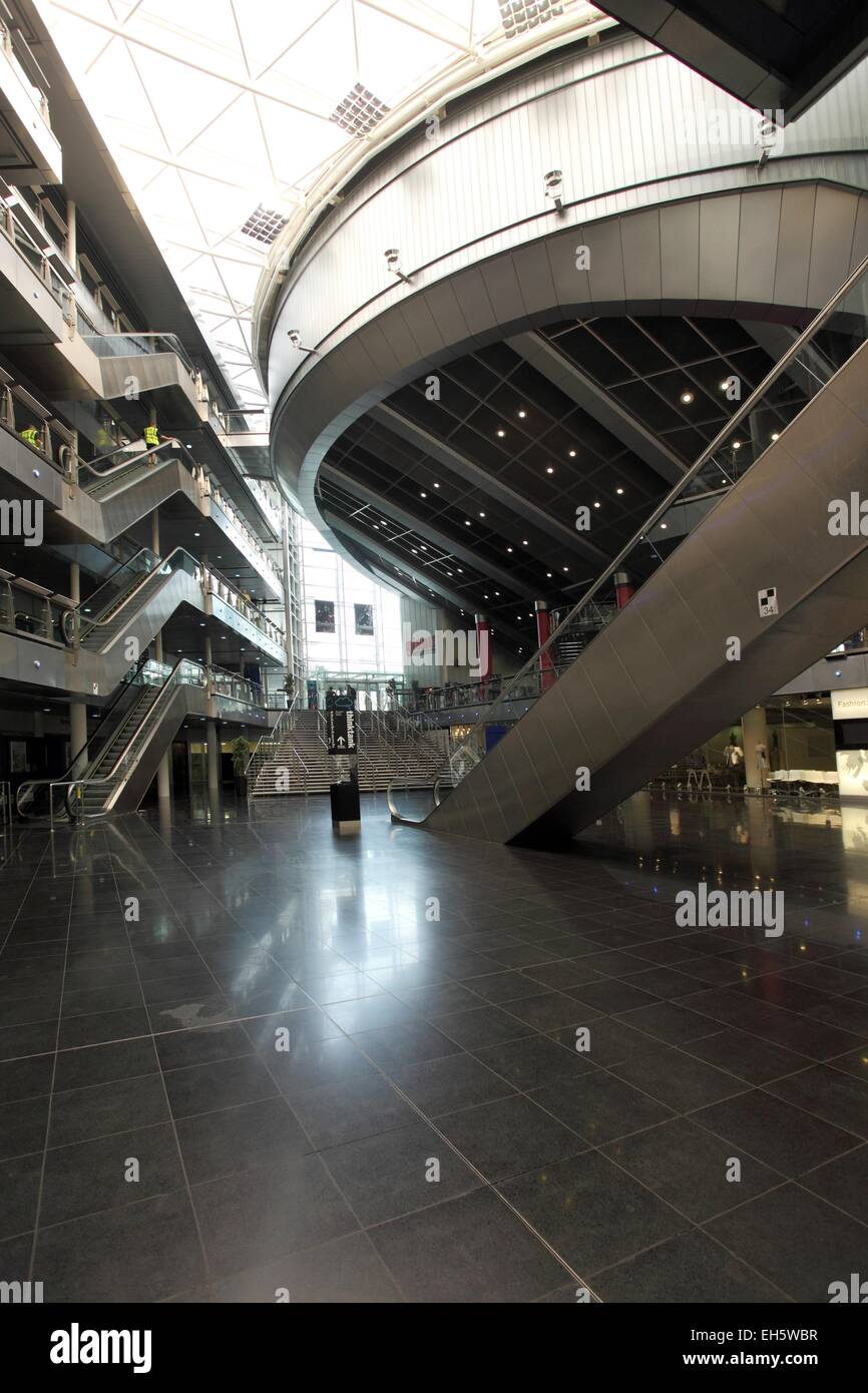 Intérieur de Millennium Point, Birmingham, qui abrite le Think Tank, Birmingham City University, & Metropolitan College Banque D'Images